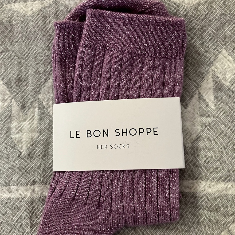 Brand new lilac glitter socks 💎